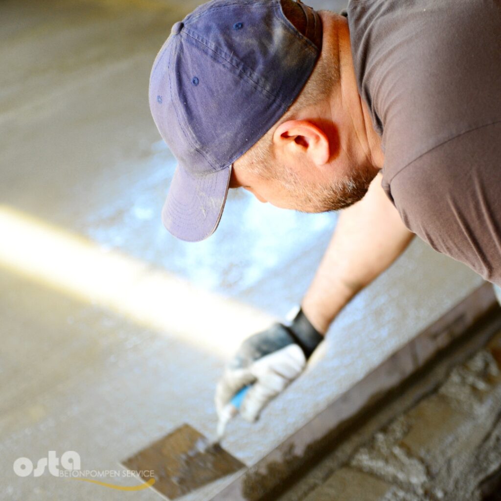Benodigdheden voor beton storten in tuin