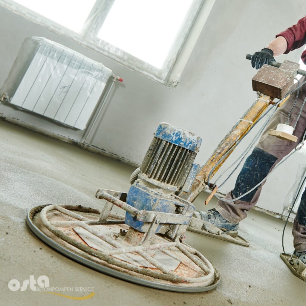 Betonvloer vlinderen voor perfecte afwerking